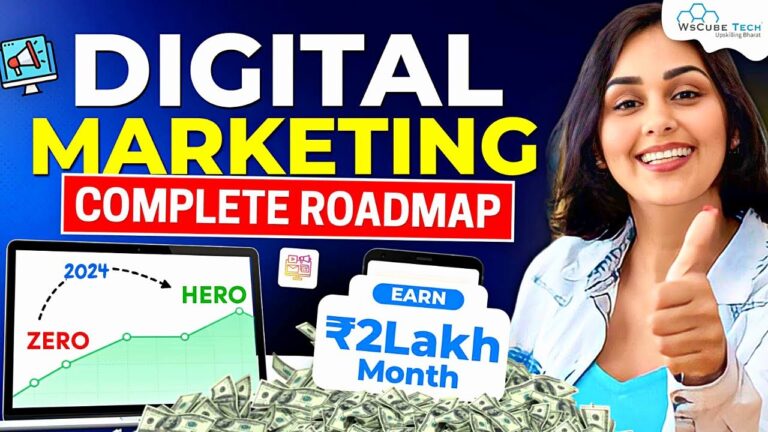 Digital Marketing Roadmap 2024 FASTEST Way to Learn Digital Marketing